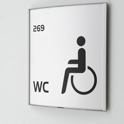 Türschild aus Aluminium STA