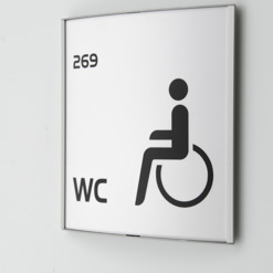 Türschild aus Aluminium STA