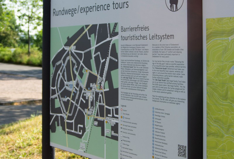 Stadtleitsystem Deidesheim 1