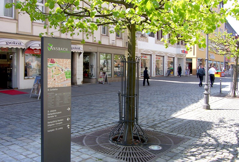 Stadtleitsystem Ansbach 1