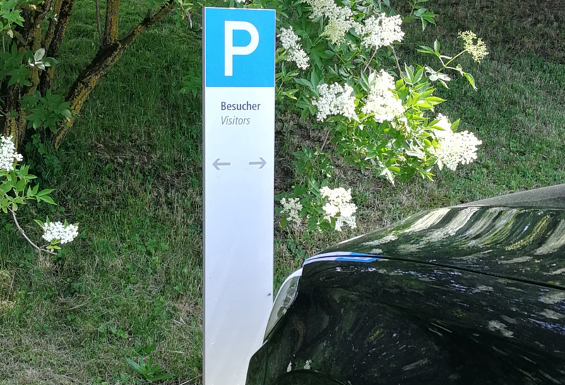 Parkplatzreservierer Slide 1