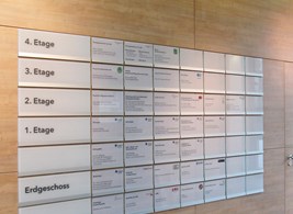 Transparenz Uebersichtstafel