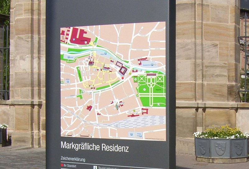 Stadtleitsystem Ansbach 1