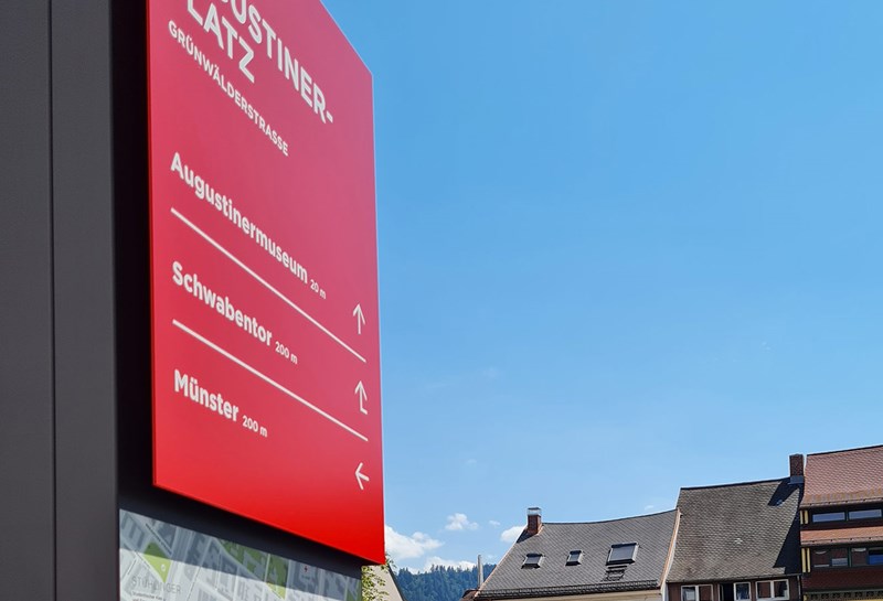 Stadtleitsystem Freiburg 1